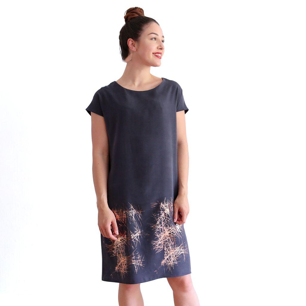 Papierschnittmuster Sommerkleid Frau Konni XS-XXL